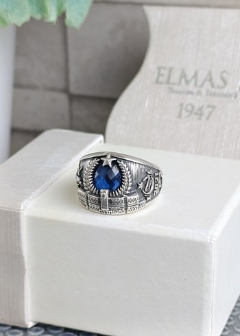 Elmas-İş Özel Tasarım Ağır Gümüş Yüzük - Görsel 5