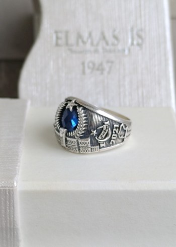 Elmas-İş Özel Tasarım Ağır Gümüş Yüzük - Görsel 3