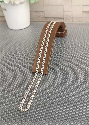 925 Ayar Harika bir Gümüş Kolye - Görsel 6