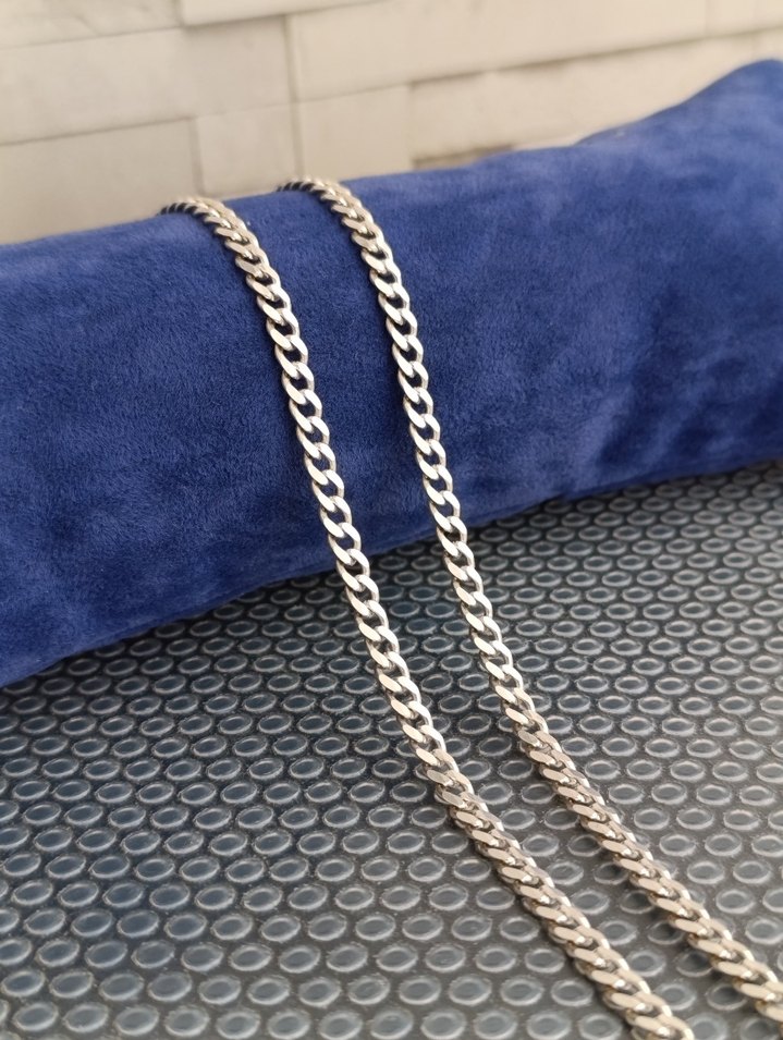 925 Ayar Harika bir Gümüş Kolye - Görsel 4