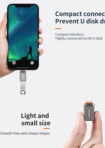 Mcdodo USB-A 3.0to Lightling convertor - Görsel 3