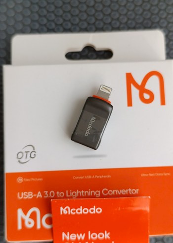 Mcdodo USB-A 3.0to Lightling convertor - Görsel 13