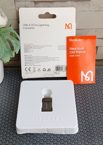 Mcdodo USB-A 3.0to Lightling convertor - Görsel 12