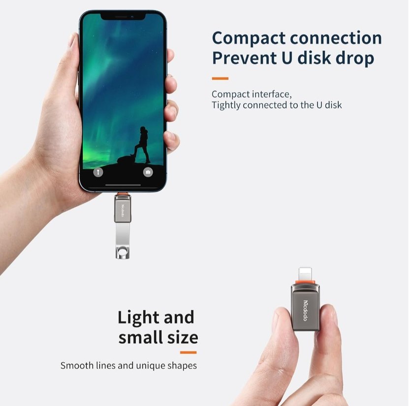 Mcdodo USB-A 3.0to Lightling convertor - Görsel 3