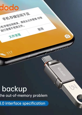 Mcdodo USB-A 3.0 - Type-C Dönüştürücü OTG - Görsel 2