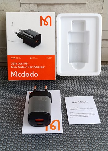 Mcdodo 33W GaN PD Çift Çıkışlı Hızlı Şarj Cihazı - Görsel 8
