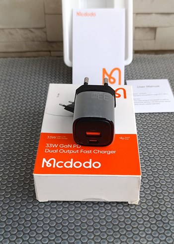 Mcdodo 33W GaN PD Çift Çıkışlı Hızlı Şarj Cihazı - Görsel 14