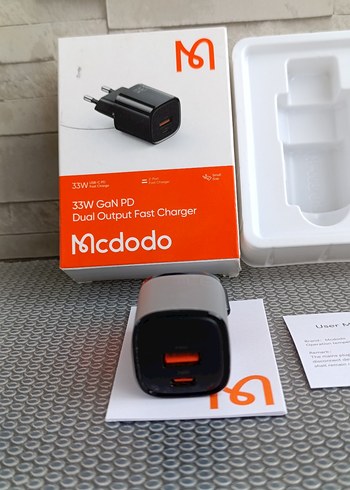 Mcdodo 33W GaN PD Çift Çıkışlı Hızlı Şarj Cihazı - Görsel 12