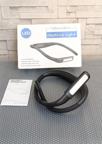 Şarj Edilebilir LED Boyun okuma Lambası - Görsel 7