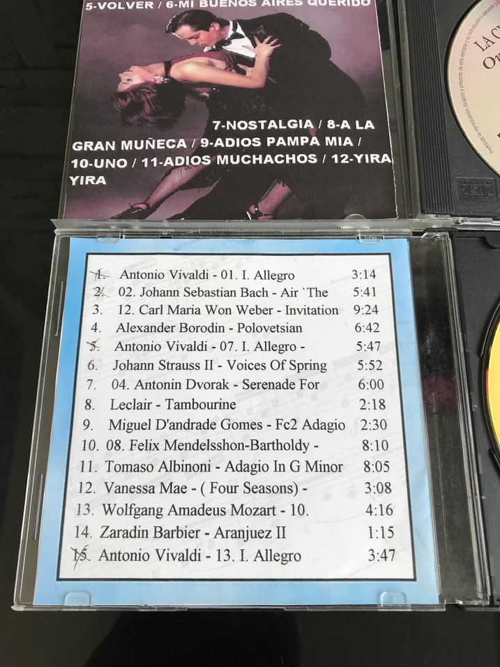 La Cumparsita ve Tangolu Klasik Müzik CD Seti - Görsel 5