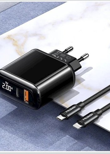 Mcdodo PD+QC Ekranlı Seyahat Şarj Seti - Görsel 9