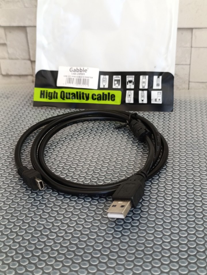 USB to 5 Pin Şarj ve Data Kablosu - Görsel 3