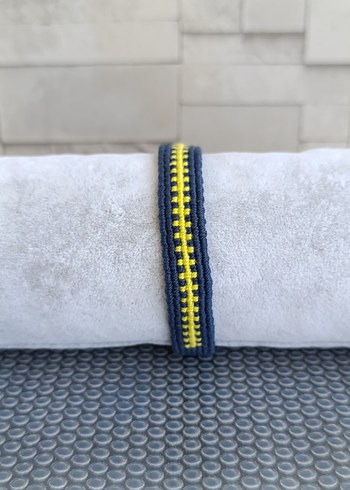 Özel Yapım FENERBAHÇE örme Bileklik - Görsel 3