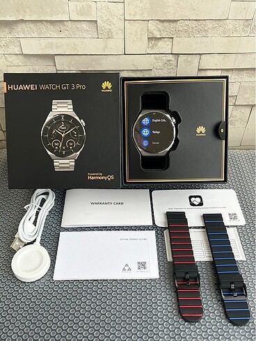 Huawei GT3 PRO titanyum kasa(Garantisi var)