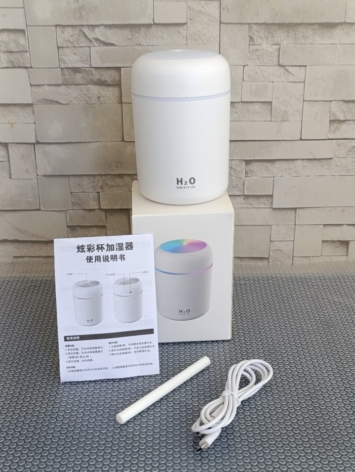 H2O Hava Nemlendirici ve Aroma Terapi Difüzörü - Görsel 2