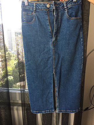 xs Beden mavi Renk Zara denim etek