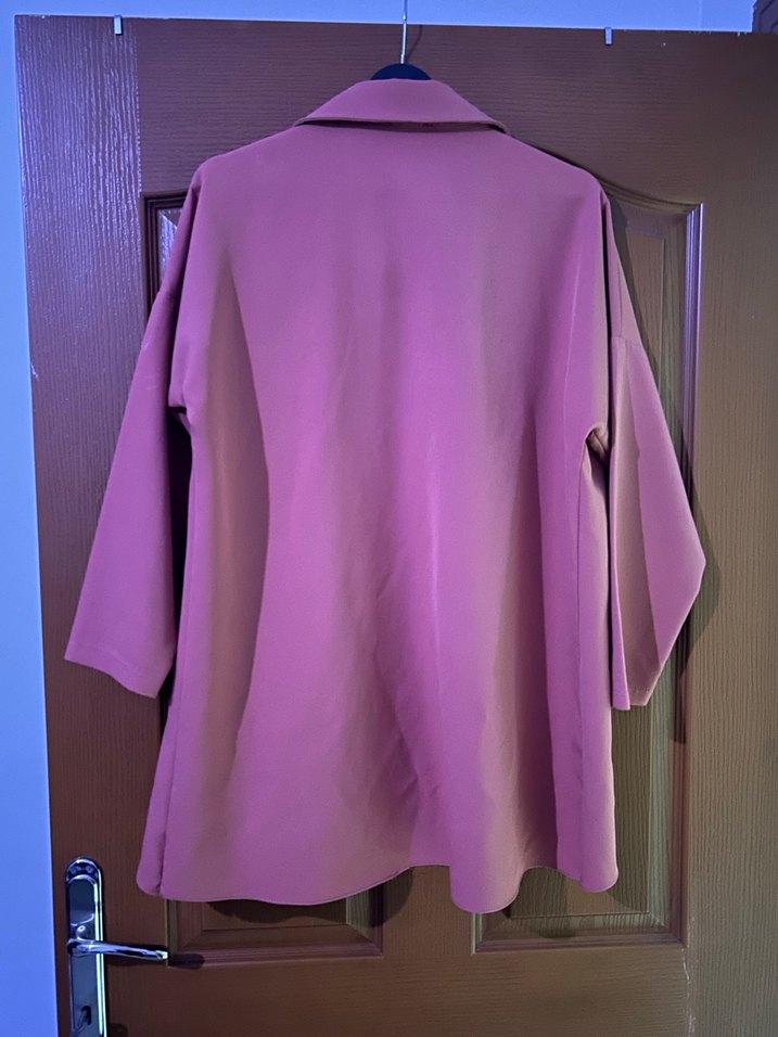 Düğmeli  Midi Gömlek - Görsel 2