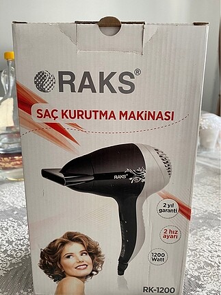 Raks 1200 watt saç kurutma makinası