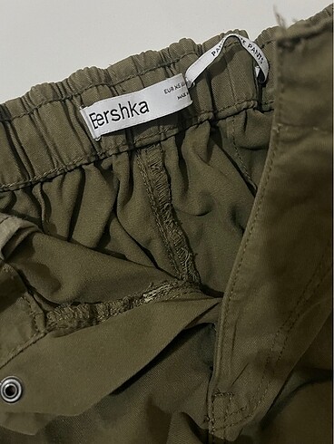 xs Beden Beli ve Paçası Lastikli Paraşüt Pantolon
