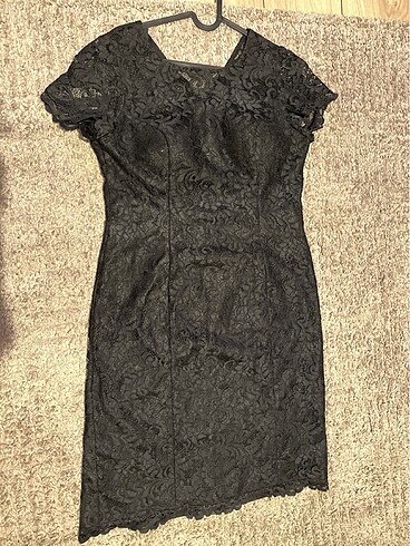 #abiye #siyah #güpür #elbise #dantel