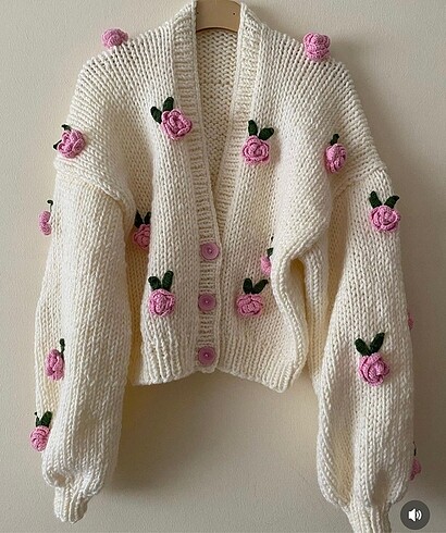 Zara Çiçekli crop hırka