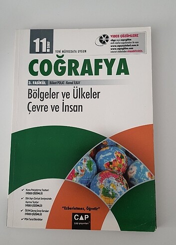  Beden Çap yayınları 11.sınıf coğrafya 