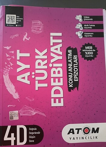 Beden Renk Atom yayınları TYT-AYT kitap
