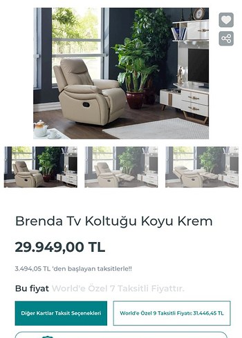 Bellona brenda tv koltuğu - Görsel 11