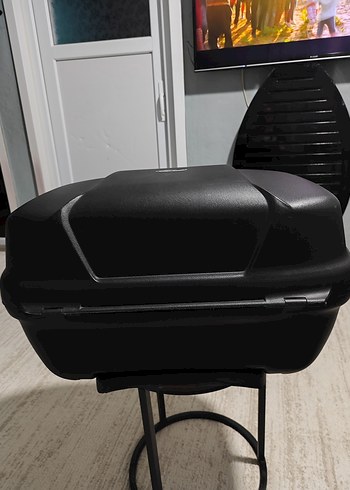 Siyah ve Gri Motosiklet Bagaj çantası - Görsel 5