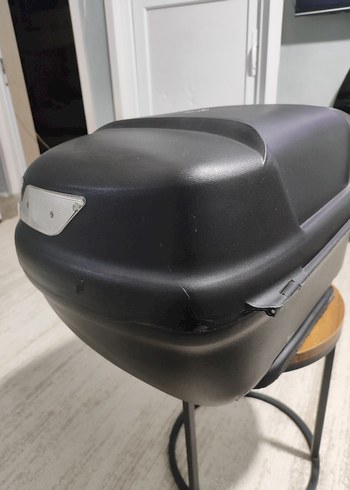 Siyah ve Gri Motosiklet Bagaj çantası - Görsel 6