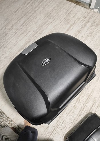 Siyah ve Gri Motosiklet Bagaj çantası - Görsel 8