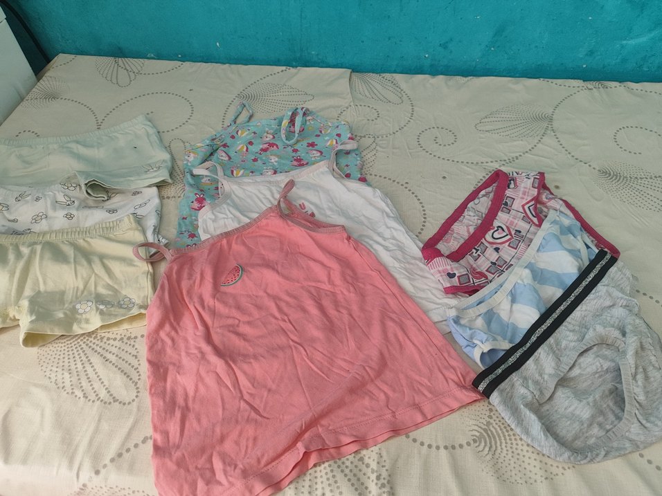 Kız Çocuk Pastel Renkli Şort Seti - Görsel 2