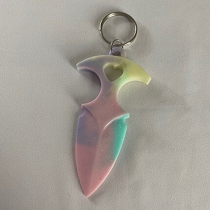 Heart knife anahtarlık
