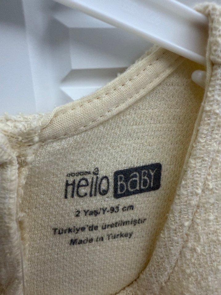 Etek ucu fistolu kız çocuk elbise - Görsel 2