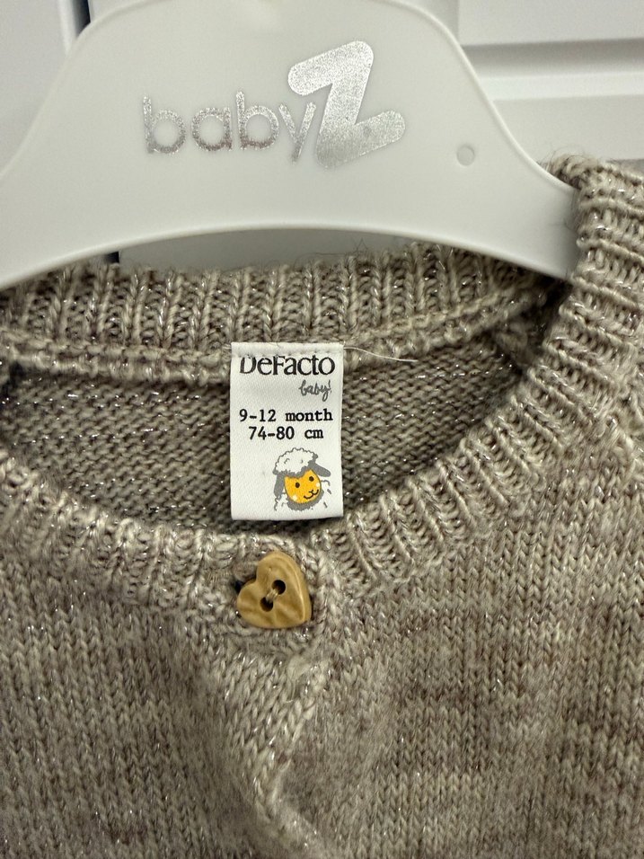 Kız Çocuk Uzun Kollu Örgü Hırka - Görsel 2