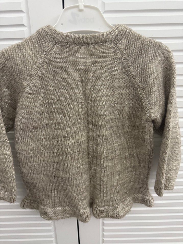 Kız Çocuk Uzun Kollu Örgü Hırka - Görsel 3