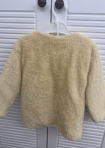 Bej Kız Çocuk PeluşCeket - Görsel 3