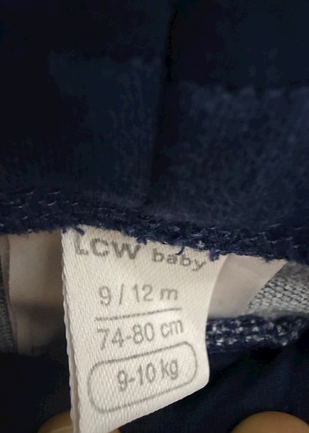 Kız Çocuk Lacivert Elastik Bel Denim Pantolon - Görsel 2