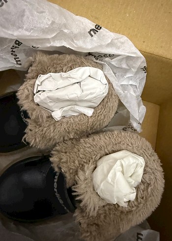 Kız Çocuk Kahverengi Tüylü Deri  Bot - Görsel 3