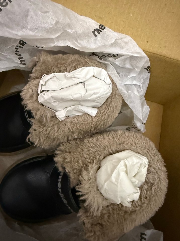 Kız Çocuk Kahverengi Tüylü Deri  Bot - Görsel 3