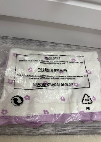 Mor Çiçek Desenli Çocuk Atlet 2 adet - Görsel 3