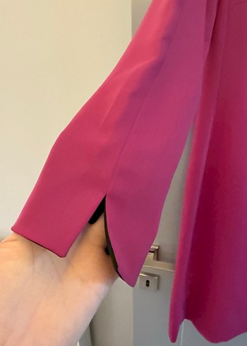 Pembe Nakışlı Uzun Kadın Takım - Görsel 3