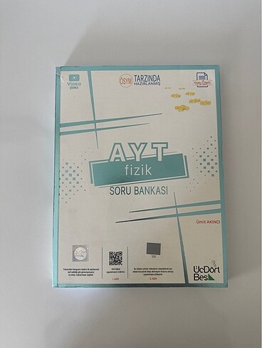 AYT FİZİK SORU BANKASI ( üçdörtbeş yayınları )