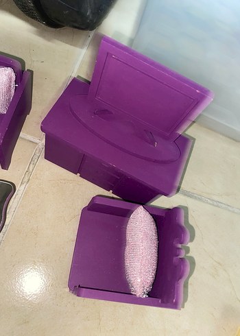 Mor Çocuk Oyun Mobilyası Seti ahşap - Görsel 3