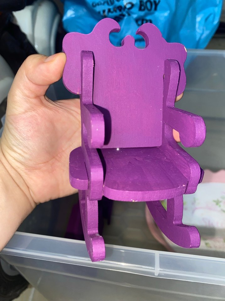 Mor Çocuk Oyun Mobilyası Seti ahşap - Görsel 5