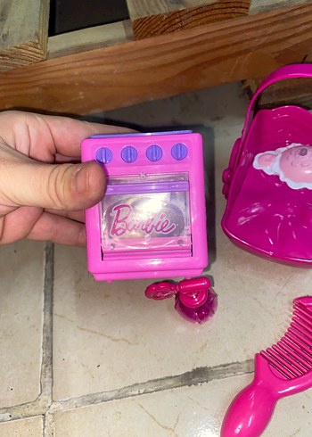 Pembe Barbie Bebek  Aksesuar Seti - Görsel 2