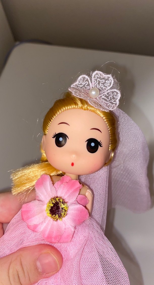 Pembe Prenses Bebek Anahtarlık - Görsel 2