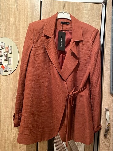 Milla kiremit blazer ceket