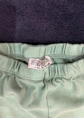 HelloBaby Hello Baby yeşil patikli pijama altı 18ay #hellobaby Erkek Çocuk
