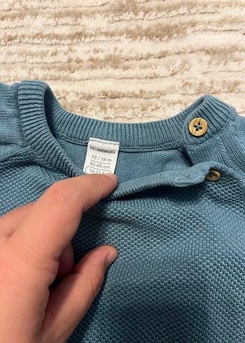 LCW Baby mavi unisex kazak 12-18 ay Hiçbir sorunu kusuru yoktur - Görsel 2